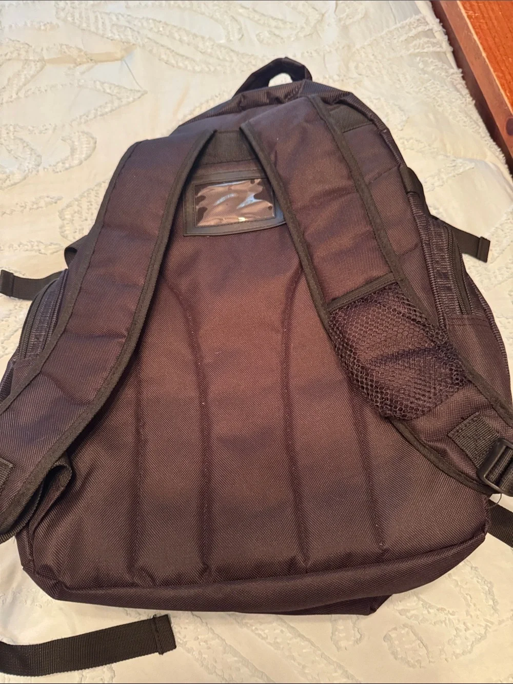 NFL Baltimore Ravens Black and Purple Team Backpack
